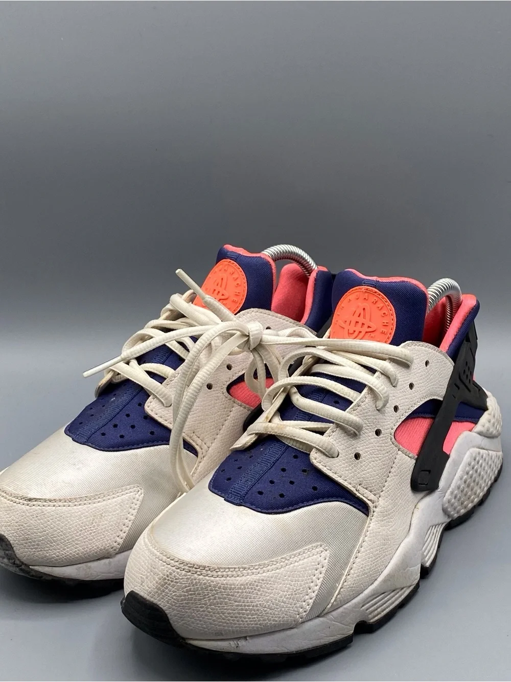 Nike Air Huarache Run White-Hot Lava-Blue Legend White